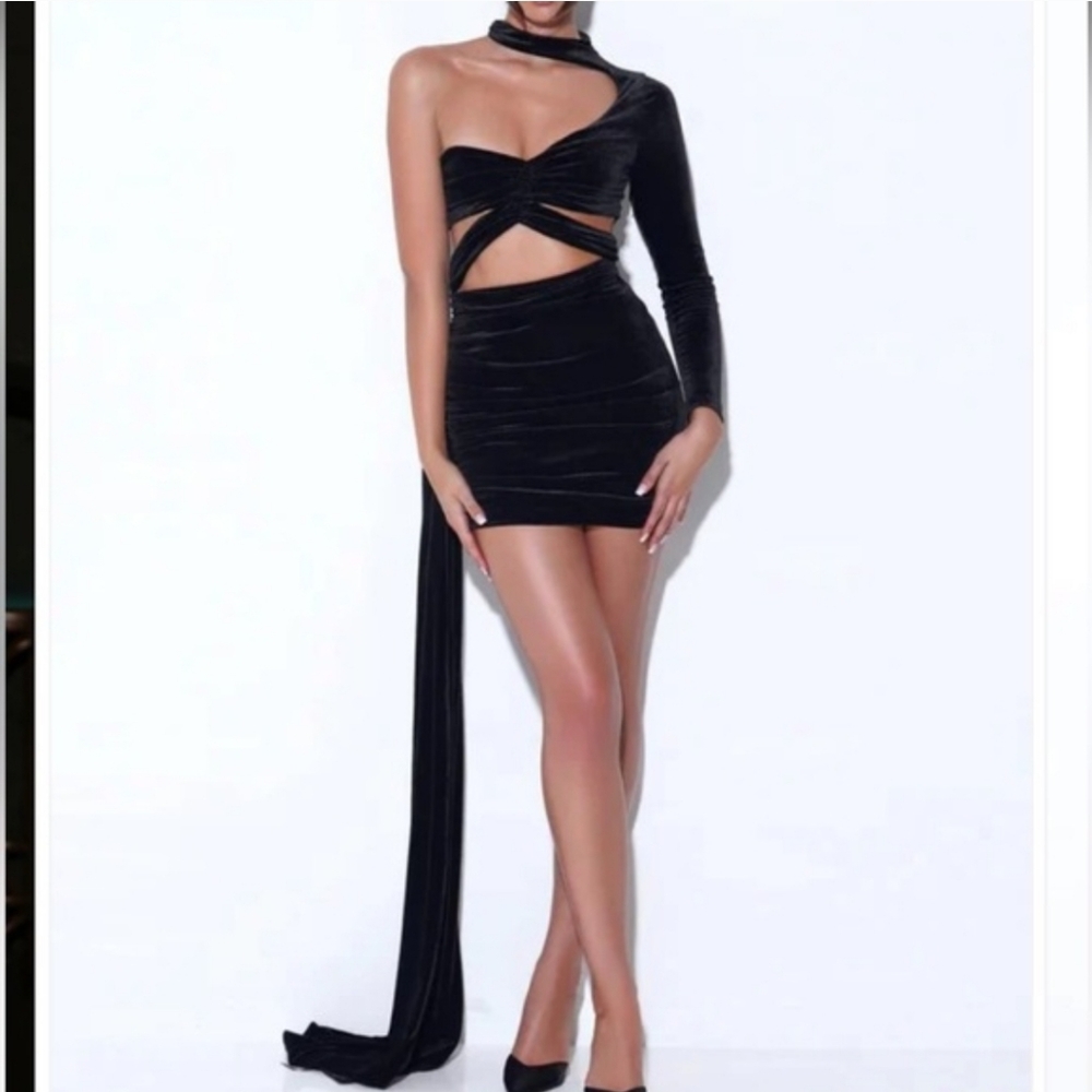 Miss Circle Nadia Cutout Mini Dress